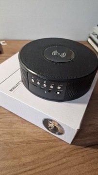 Wireless 5W CHARGING alarm clock speaker