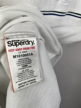 T-shirt SuperDry - Rozmiar S - Kolor Biały