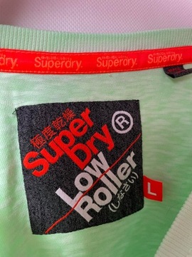 T-shirt SuperDry - Rozmiar L - Miętowy