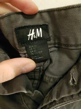 Szare jeansy męskie H&M