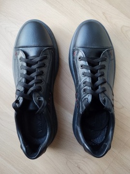 Okazja! Sneakersy buty męskie Venezia G - 17 Black.