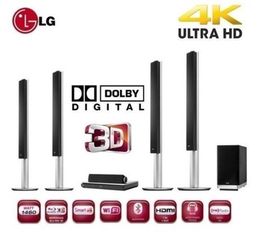 Kino domowe 3D LG 9.1  BH9540TW 1460W