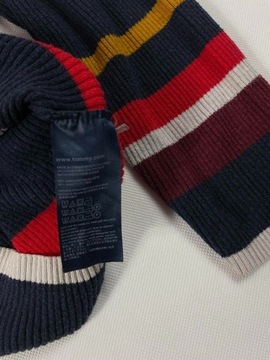 sweter w paski Tommy Hilfiger L damski oversize