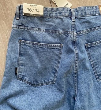 Spodnie jeansowe męskie baggy Cropp XXL nowe 