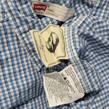 Koszula w kratkę z krótkim rękawem Levi's błękit M