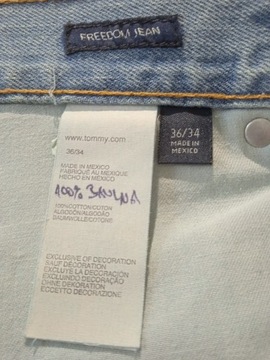 Tommy Hilfiger Freedom Nowe jeansy 36/34 SuperCena