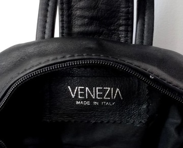 Venezia mała torebka do ręki skóra natural czarna