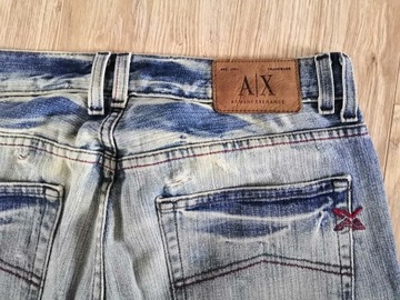 Spodnie jeansy AX 32/34 z USA Armani Exchange