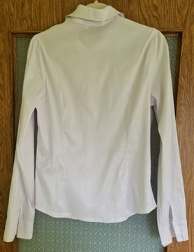 Biała bawełniana bluzka koszulowa S&W rozmiar M/L