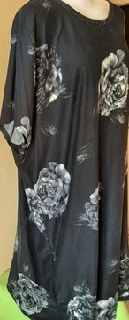 tunika sukienka z kwiatowym wzorem, r. 48/50.