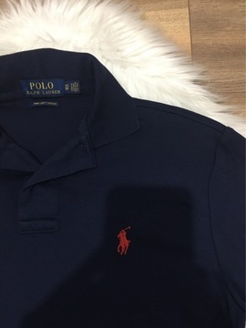 Granatowa bluzka polo Polo Ralph Lauren XS