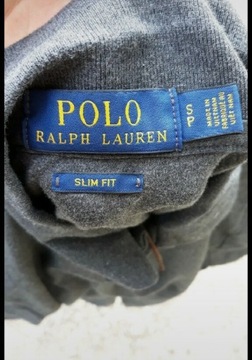 Szara koszulka polo Ralph Lauren S