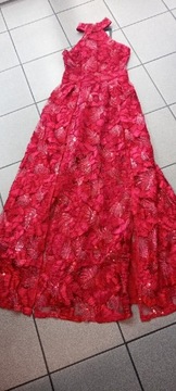 Koronkowa maxi sukienka, Fashion Nova, rozmiar 40 