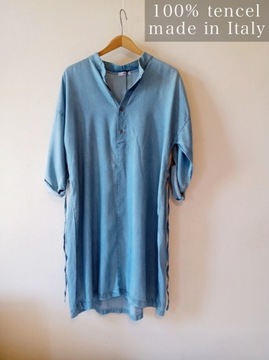 Tunika 100% tencel made in Italy Nowa!