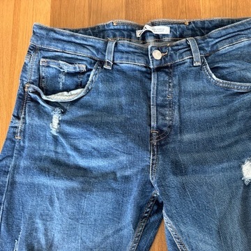 spodnie męskie Zara jeans pas 90-96