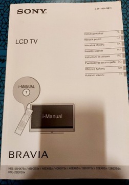 Instrukcja obsługi telewizor LCD SONY KDL-55HX75