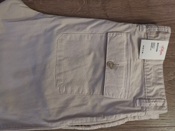 Spodnie męskie s.Oliver chino tapered jasne lato 36/34