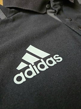 Adidas Koszulka polo bawełna All Blacks XXL czarna