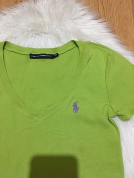 Zielony t-shirt Ralph Lauren S