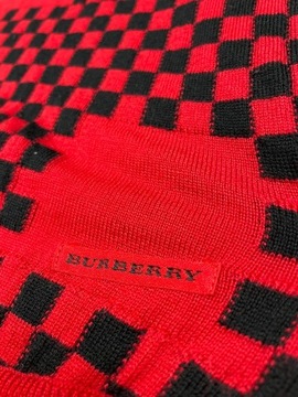Sweter bez rękawów Burberry  czerwony S