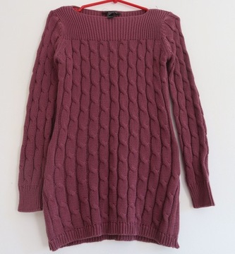 Sweter Mango jagodowy, rozm. S M