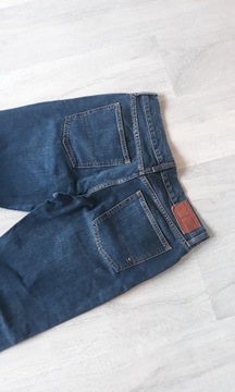 szerokie spodnie jeansy TOMMY HILFIGER 33/30