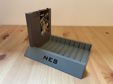 Stojak podstawka na 10 gier Nintendo NES