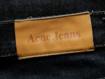 Acne Studios Max Raw luksusowe jeansy slim raw 