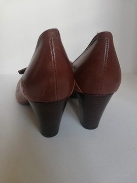 Clarks eleganckie, skórzane buty  r. 41 (UK 7 1/2)