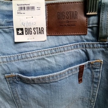 Big Star Dylan 164 jeansy W31 L30 NOWE