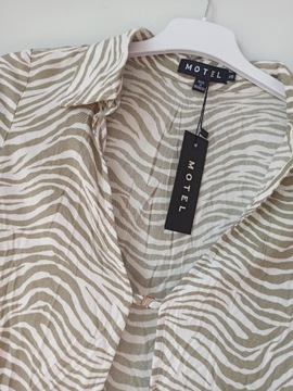Bluzka koszulowa zebra Motel vintage style