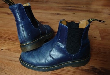 Dr Martens botki sztyblety damskie 39 granatowe 