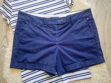 Krótkie szorty materiałowe a'la jeans Tommy Hilfiger S  M L