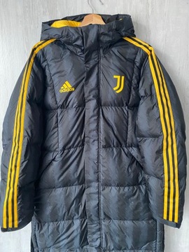 zimowy puchowy płaszcz ADIDAS X JUVENTUS DNA DOWN HZ4964 r. M