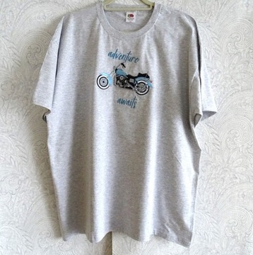 Harley Davidson, T-shirt męski, haft motor, r. XXL