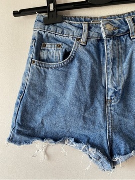Jeansowe szorty Topshop mom jeans