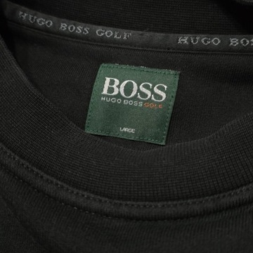 Bluza bawełniana z haftowanym logo Hugo Boss 100% bawełna czarna L