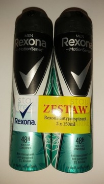 Dezodorant Rexona Men (2x150 ml) Stay Fresh Marine