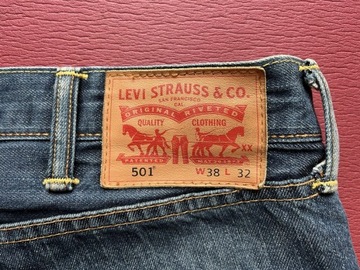 Jeansy dżinsy męskie Levi's W38 L32 Levi Strauss