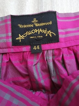 Spódnica krata róż Vivienne Westwood 38 / M