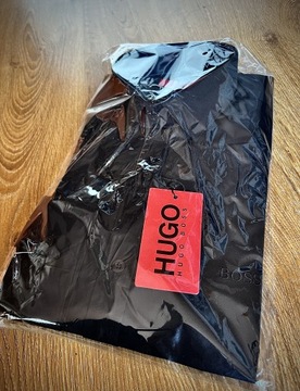 Koszula HUGO BOSS czarna Ultra Premium jakość