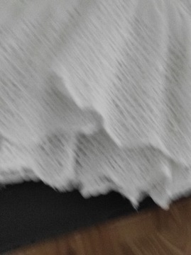 Piękna biała spódnica H&M 42 hafty