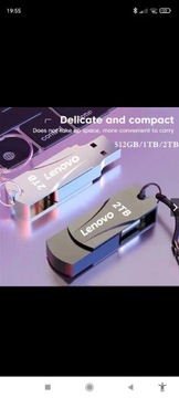 Pendrive 2 tb 2tb lenovo