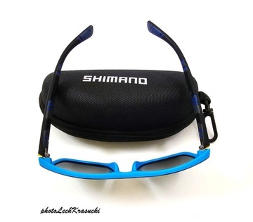 SHIMANO OKULARY BLACK BLUE POLARYZACYJNE UV400