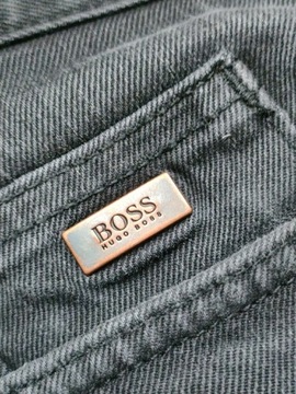 Hugo Boss męskie spodnie jeans szare 36/32 