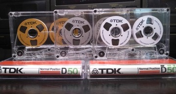 Zestaw trzech kaset ...TDK.reel2reel