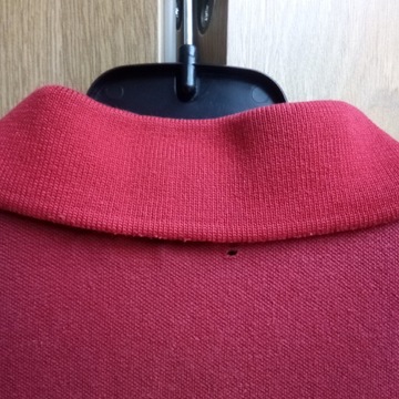 Polo Ralph Lauren czerwona bawełniana polówka r. M