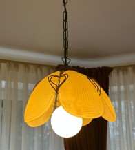 Lampa szklana sufitowa