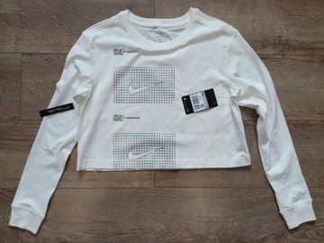 Nike Performance krótka bluzka długi rękaw r. XS