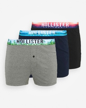 HOLLISTER by Abercrombie Bokserki Majtki 3 szt M